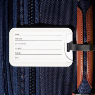 Start Small, Dream Big Travel Luggage Tag