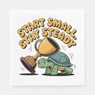 Start Small. Stay Steady Napkin
