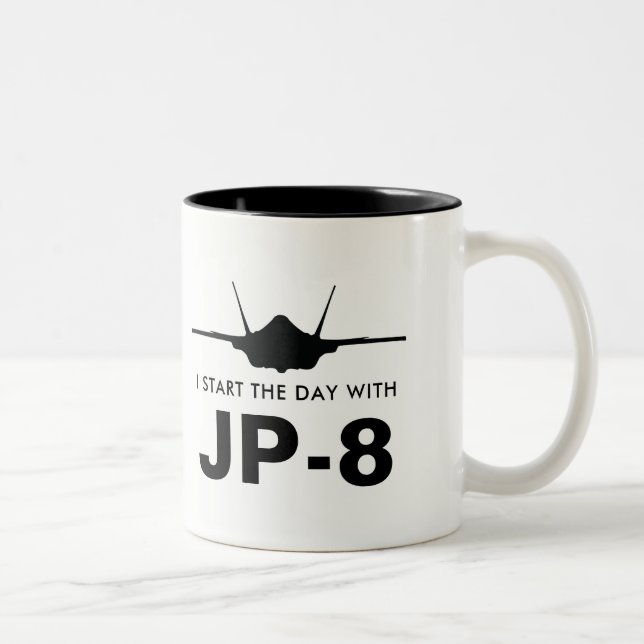 Start the Day with JP-8 F-35 Lightning Mug (Right)