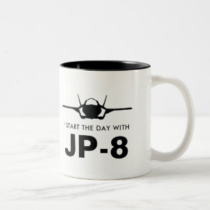 Start the Day with JP-8 Navy F-35 Mug