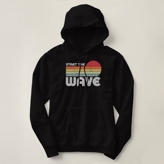 Start The Wave Vintage STW Hoodie (Design Front)