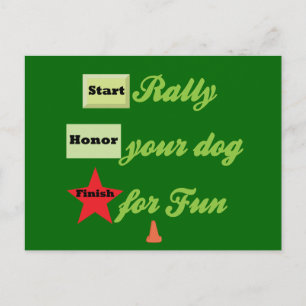 Start To Rally Postcard