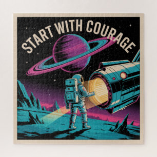 Start With Courage Jigsaw Puzzle