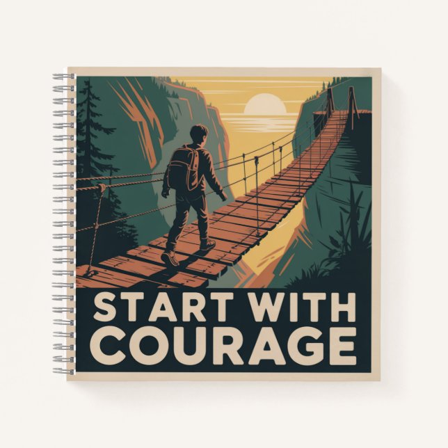 Start With Courage Notebook (Front)