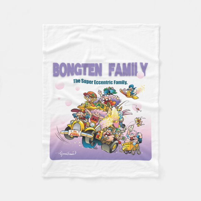 Start with the BONGTENG FAMILY bus! Fleece Blanket (Front)