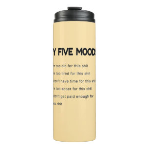 Start your day with a dose of humour! This unique Thermal Tumbler