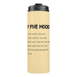 Start your day with a dose of humour! This unique  Thermal Tumbler