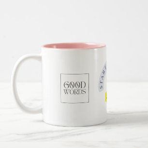 Start Your Day with a Smile – Enjoy Every Sip! Two-Tone Coffee Mug