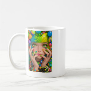 : Start your day with a splash of color! This cera Coffee Mug