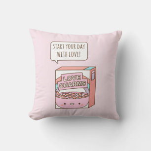Start Your Day with Love Breakfast Cereal Cushion