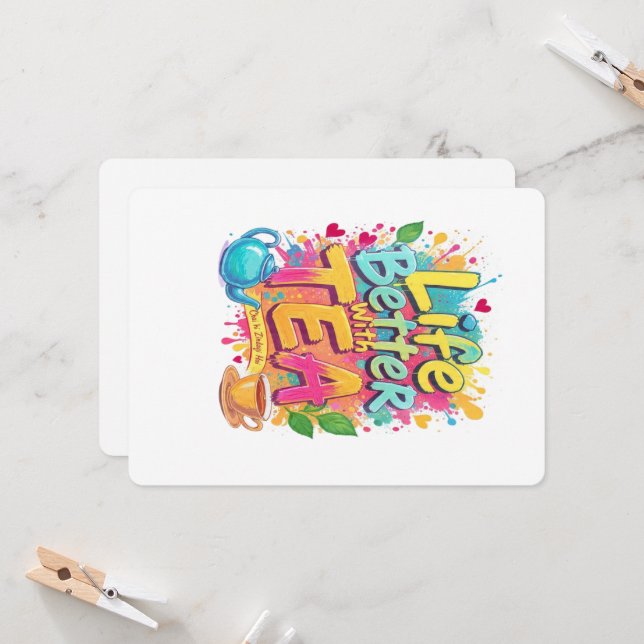 Start your day with positivity! ☕  This vibrant 'L Invitation (Front/Back In Situ)