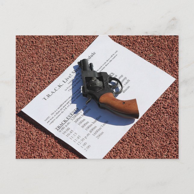 Starting Gun--2008 T.R.A.C.K. Live! Postcard (Front)