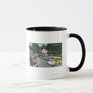 Starting Line at the Grand Prix Auto Race Mug