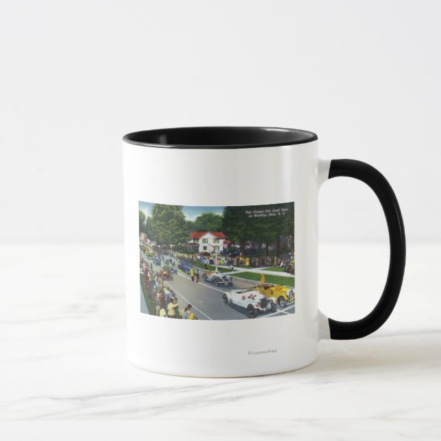 Starting Line at the Grand Prix Auto Race Mug (Right)