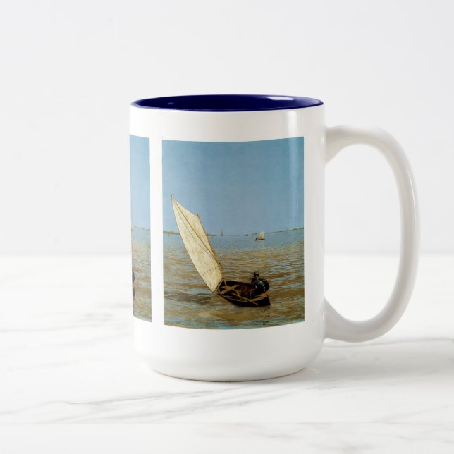 Starting Out After Rain Two-Tone Coffee Mug (Right)