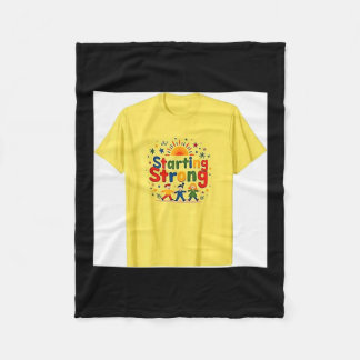 Starting Strong_ Head Start Teachers Empowering Yo Fleece Blanket