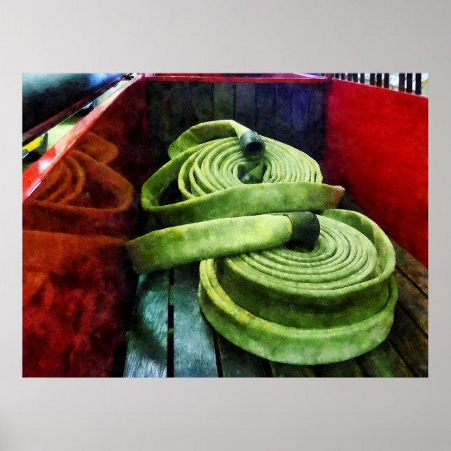 STARTING UNDER $20 - Coiled Fire Hoses Poster (Front)