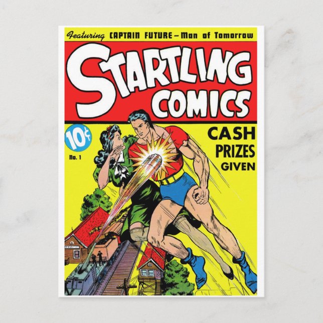 Startling #1 postcard (Front)