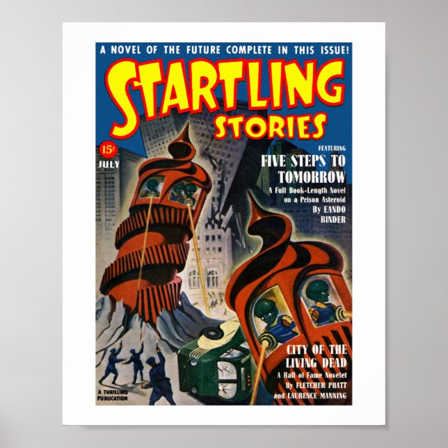 Startling Stories (Jul, 1940) Poster (Front)