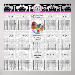 Starts at $12.80 Wedding Photo Seating Chart