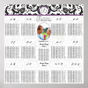 Starts at $12.80 Wedding Photo Seating Chart