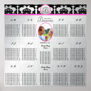 Starts at $12.80 Wedding Photo Seating Chart