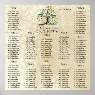 Starts at $13.20 Seating Chart 12 Tables