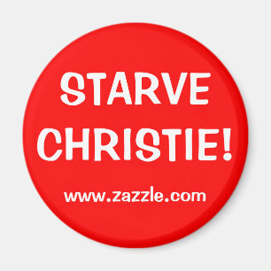 STARVE CHRISTIE MAGNET