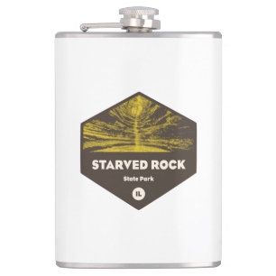 Starved Rock State Park Illinois Hip Flask