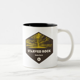 Starved Rock State Park Illinois Two-Tone Coffee Mug