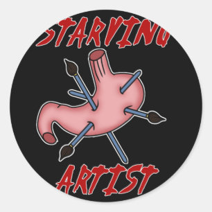Starving Artist Sticker
