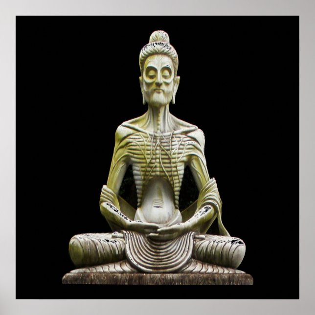 Starving Buddha Poster colour (Front)