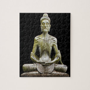 Starving Buddha Statue Photo Jigsaw Puzzle
