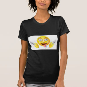 Starving Hungry Emoticon Emoji T-Shirt