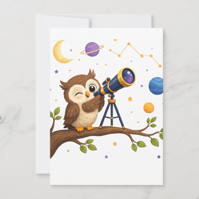Starwatch Owl Card (Front)
