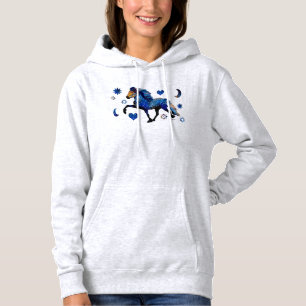 Stary Night Icelandic Horse Hoodie