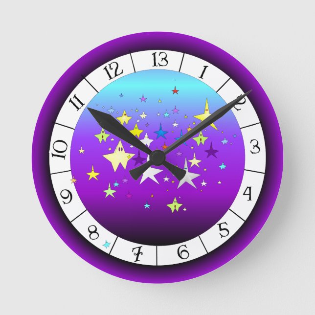 Starzy 13 Hour Wall Clock (Front)