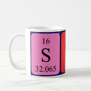 Stas periodic table name mug