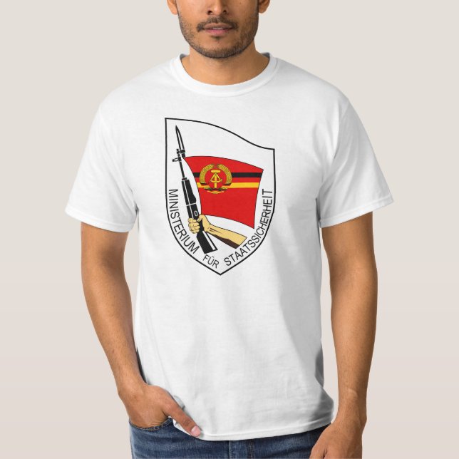 Stasi, Ministry for State Security, East Germany T-Shirt (Front)