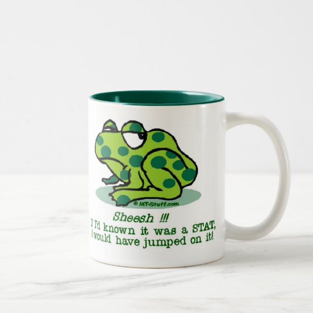 STAT Froggie Two-Tone Coffee Mug (Right)