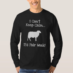 State and County Fair - Show Sheep Livestock Anima T-Shirt