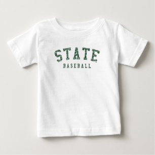 STATE Baseball (Green) T-Shirt