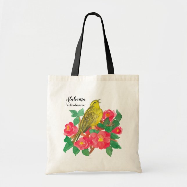 State Bird of Alabama Yellowhammer Tote Bag (Front)