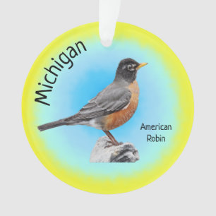 State Bird of Michigan Ornament