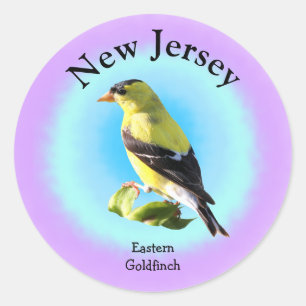 State Bird of New Jersey Classic Round Sticker