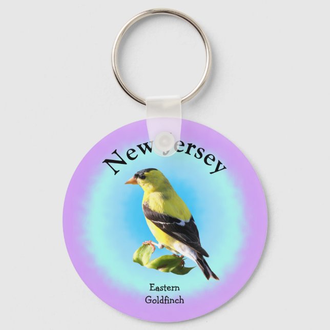 State Bird of New Jersey Key Ring (Front)