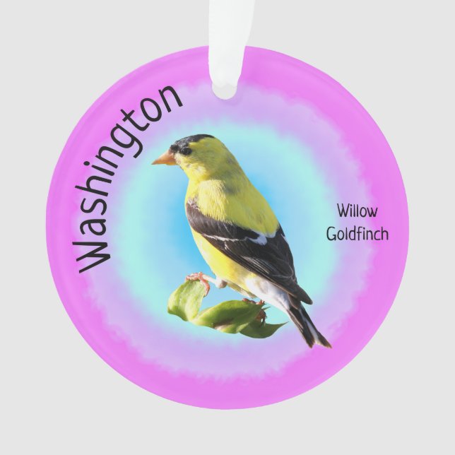 State Bird of Washington Ornament (Front)
