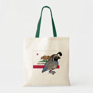 State Birdorable: California Quail Tote Bag