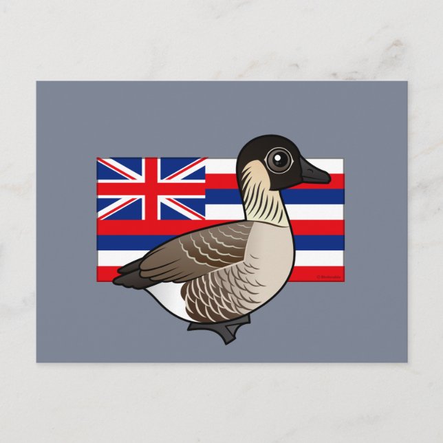 State Birdorable of Hawaii: Nene Postcard (Front)