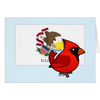 State Birdorable of Illinois: Northern Cardinal